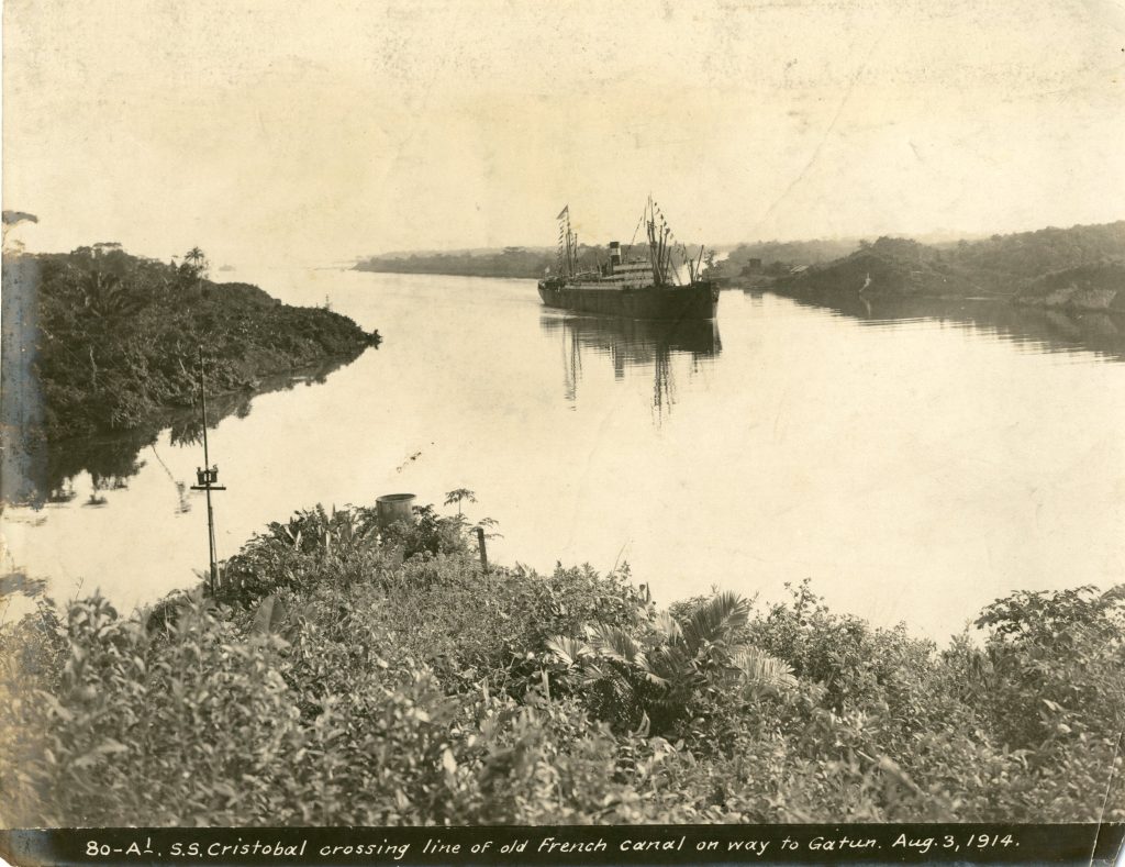 Ship in the Panama Canal