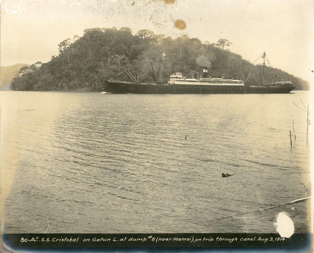 Ship in the Panama Canal