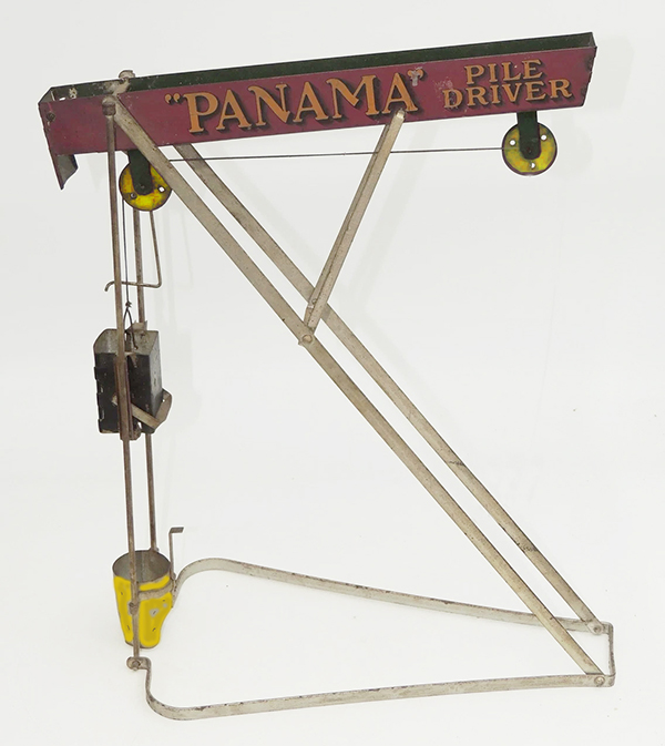 "Panama" Pile Driver tin toy